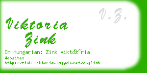 viktoria zink business card